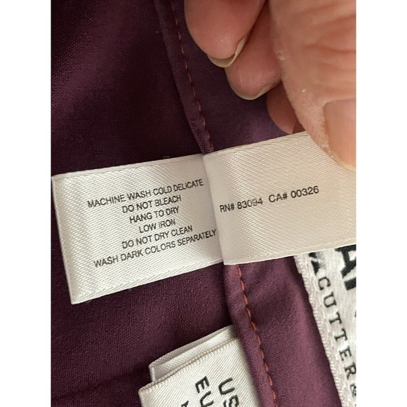 Cutter & Buck Annika Women’s Golf Skort Size 10 Orange & Maroon Lightweight - Picture 7 of 12